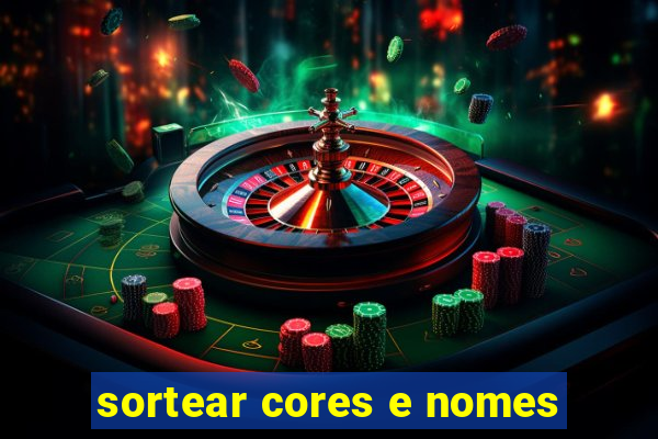 sortear cores e nomes